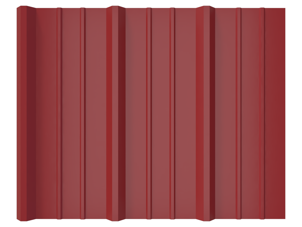 Cardinal Red Metal Panel
