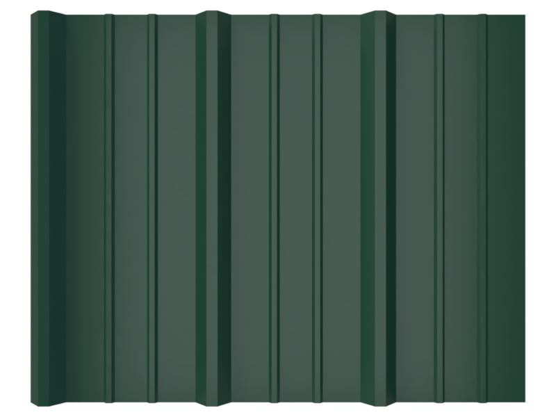 Forest Green Metal Panel