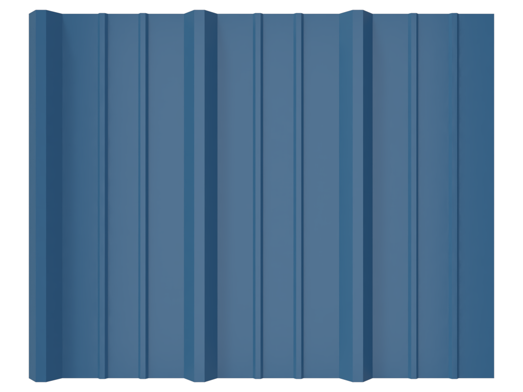 Hawaiian Blue Metal Panel