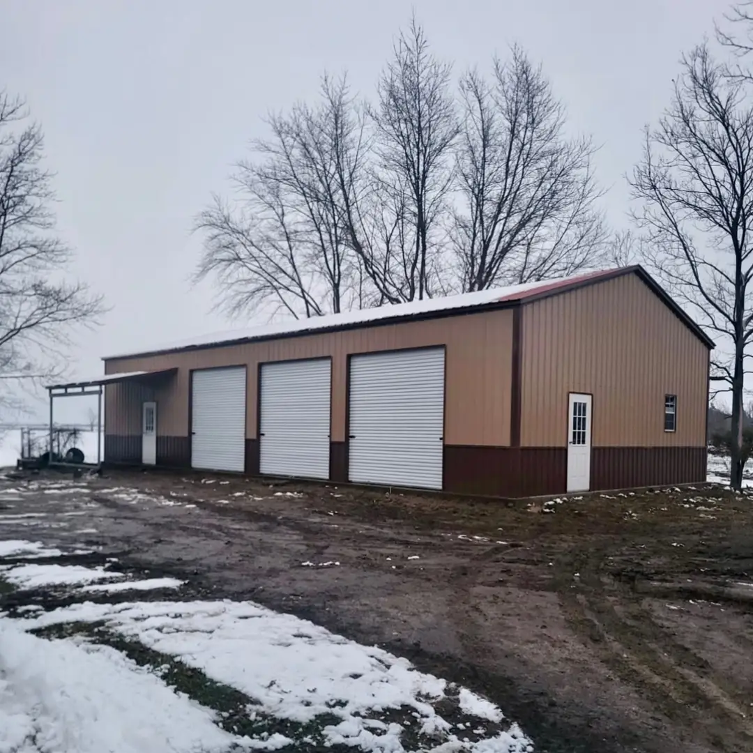 30×50 3-Car Metal Garage